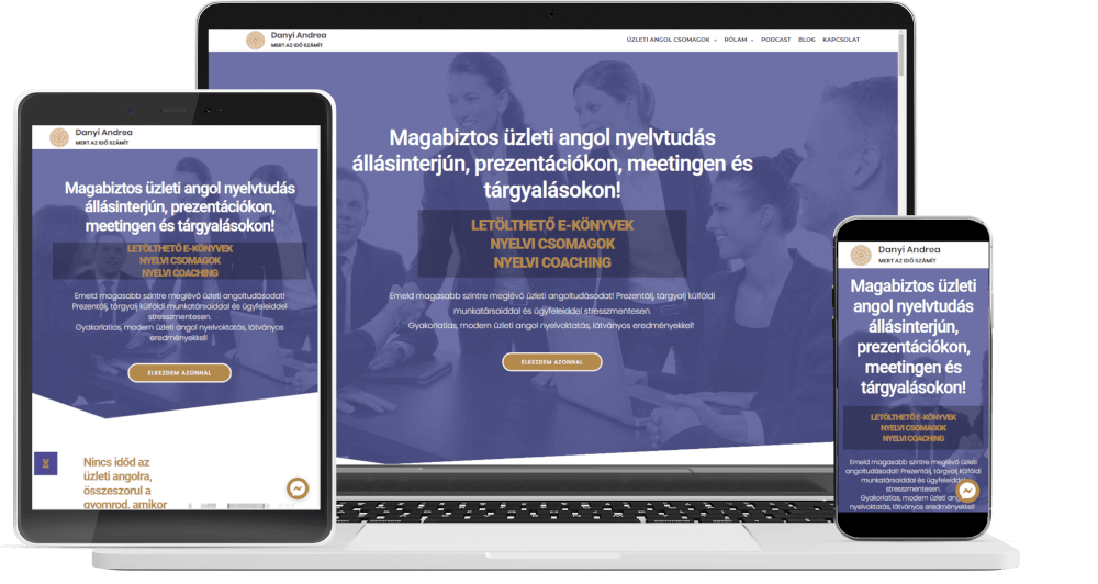 webshop készítés, chatbot referencia danyiandrea.hu